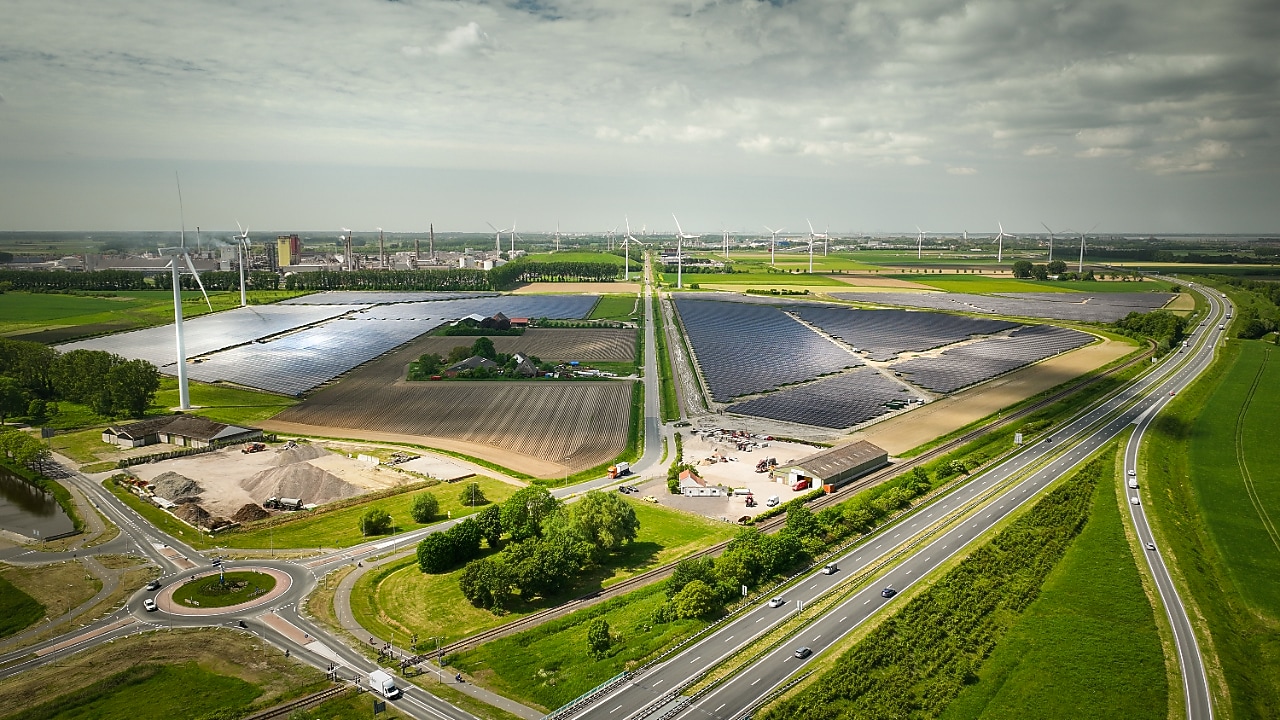 Zonnepark Koegorspolder in Zeeland