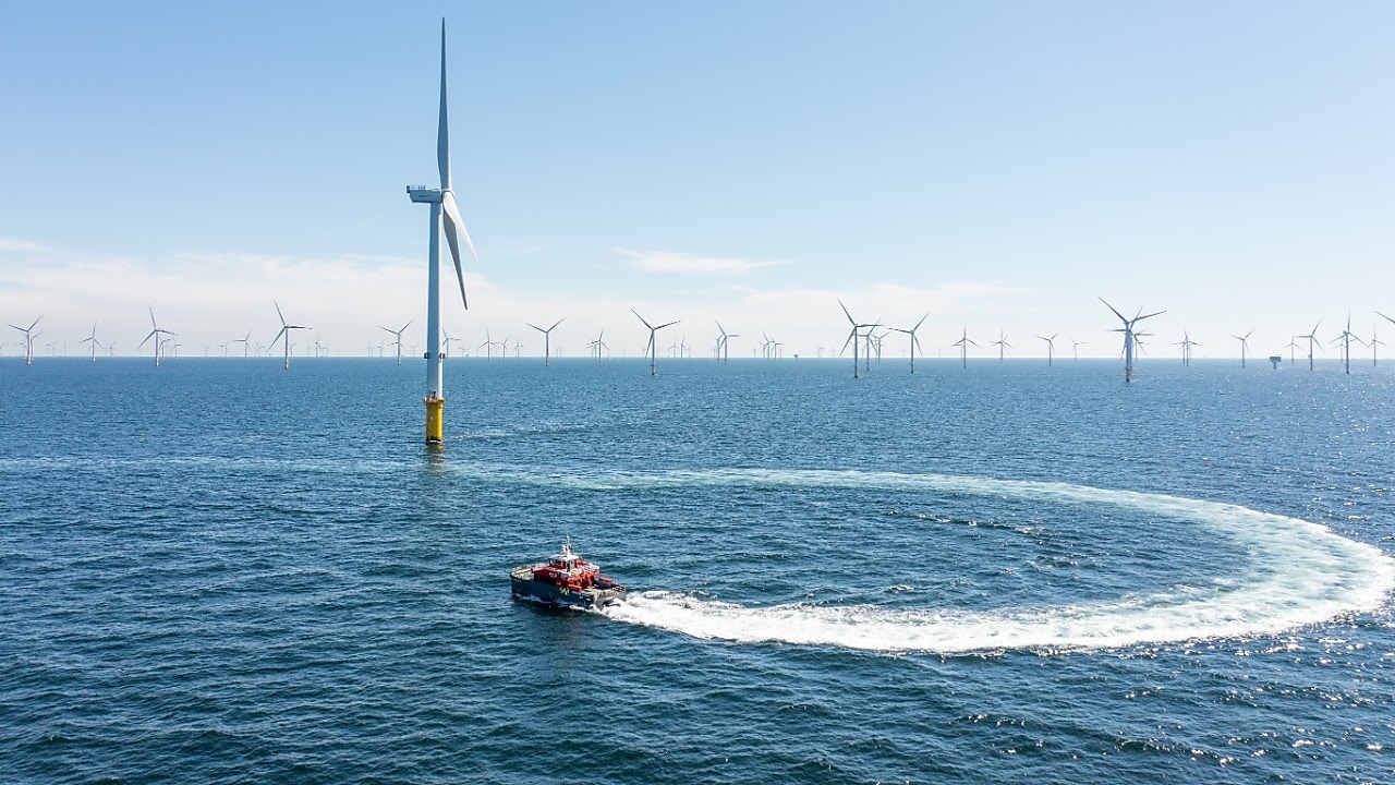 Windpark Blauwwind van Shell en partners