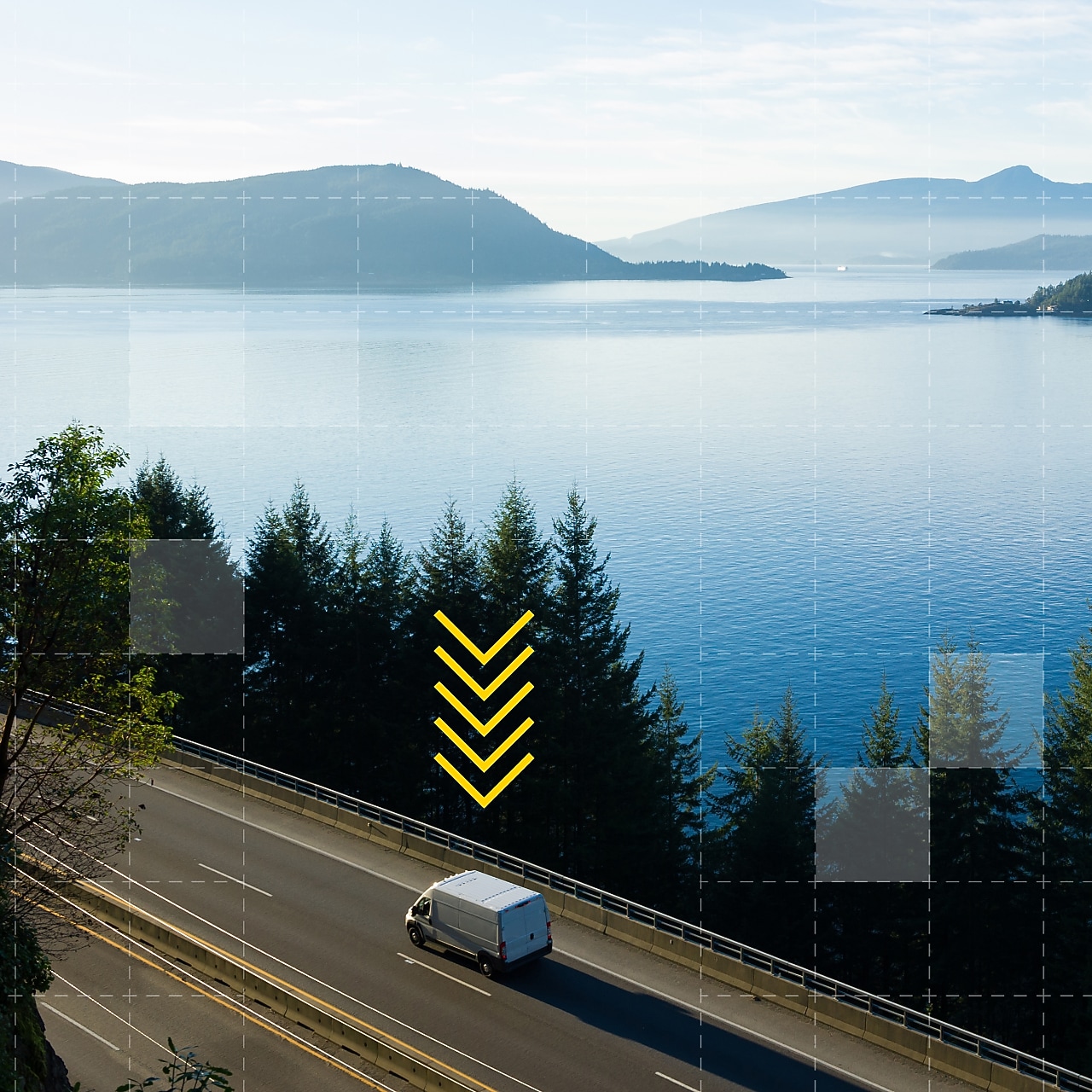 Shell Fleet Solutions, wit bestelbusje