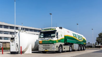 Een Van Kessel-tankwagen in Milheeze (Foto: Van Kessel)