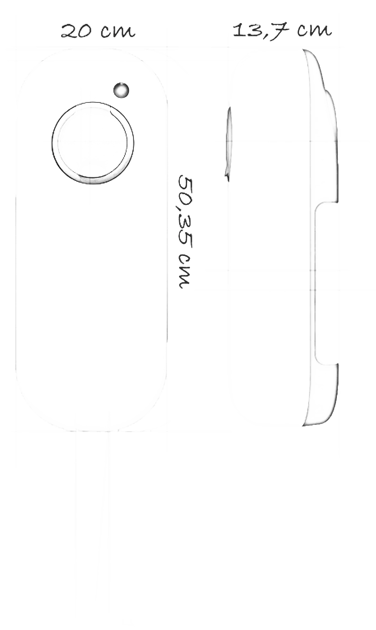Afmetingen laadpaal thuis