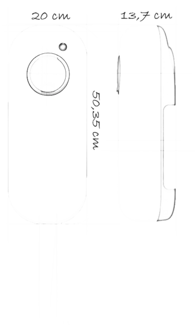 Afmetingen laadpaal thuis