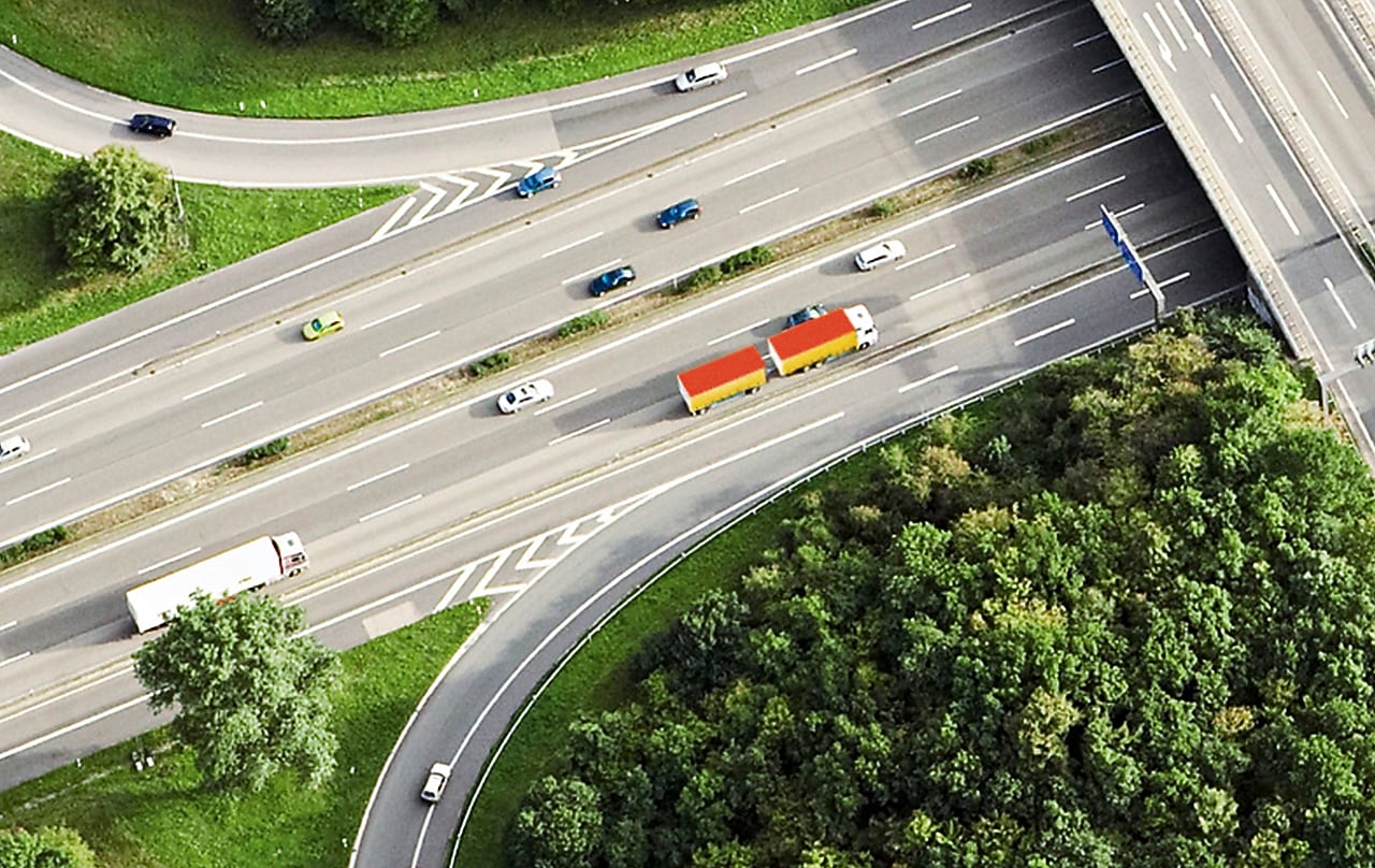 Verkeer op de snelweg