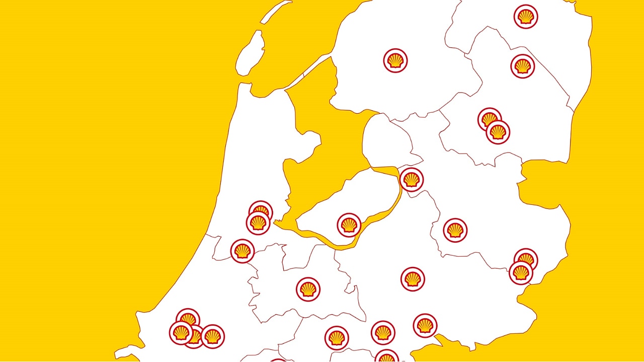 Netwerkkaart van Nederland