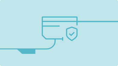 Kaart met schildpictogram