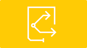 Document met pijlenpictogram