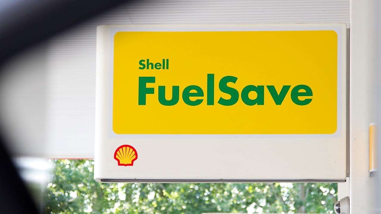 FuelSave-bord in een tankstation