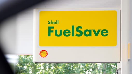 FuelSave-bord in een tankstation