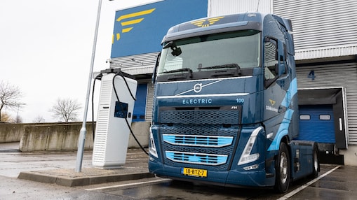 De e-truck van DJMiddelkoop