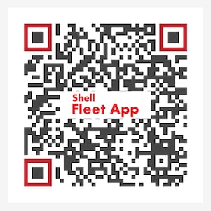 Scan de QR-code en download direct de Shell Fleet App