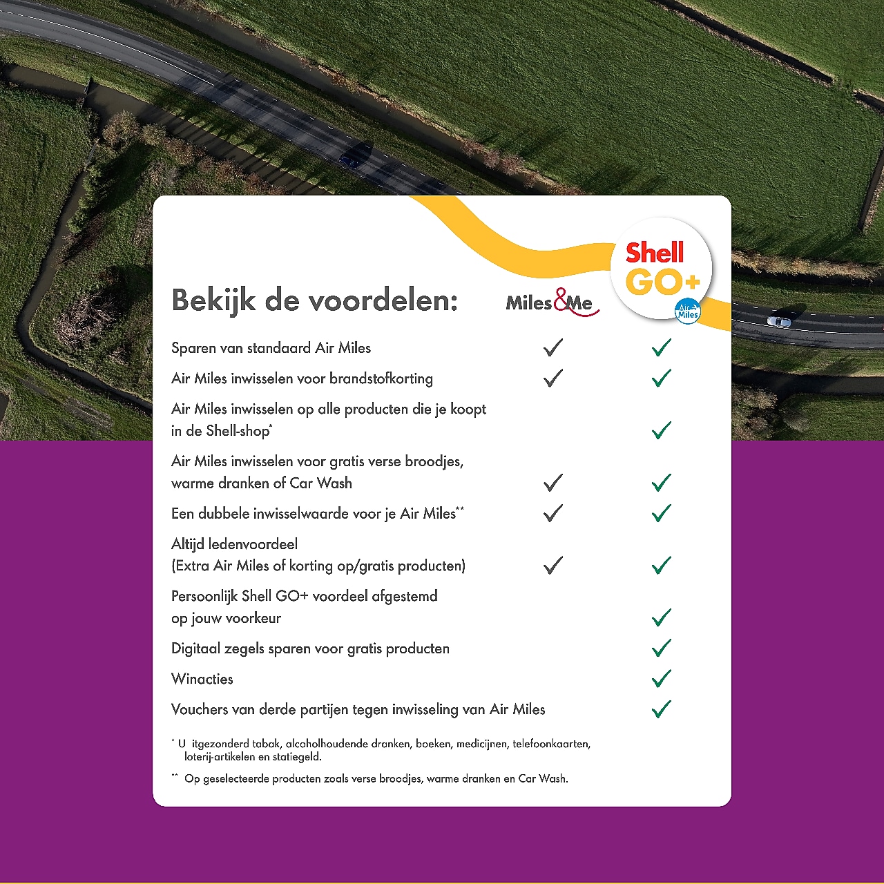 Screenshot of the Shell App home screen