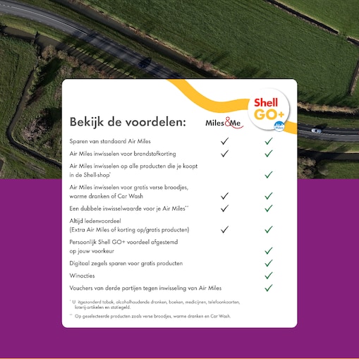 Screenshot of the Shell App home screen
