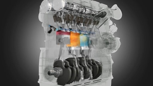 interior of an engine