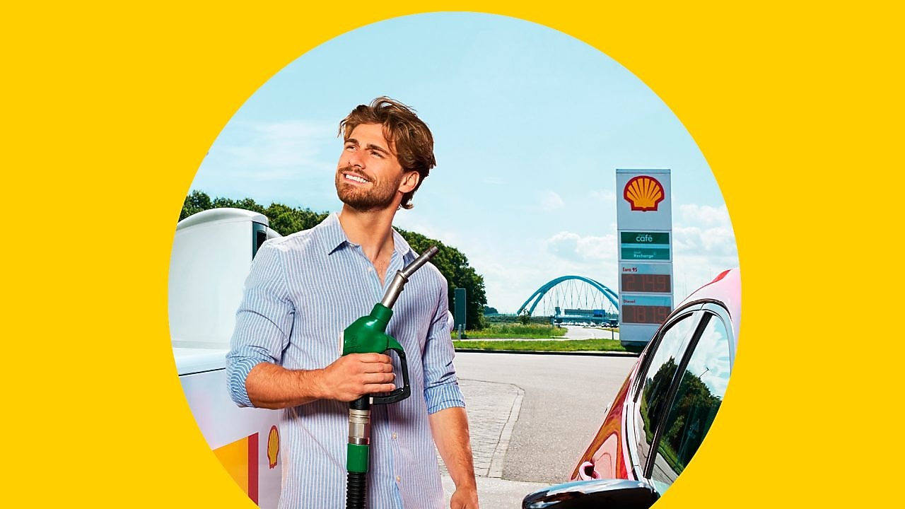 Tanken bij Shell