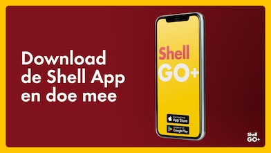 Man using phone at a Shell Recharge Station