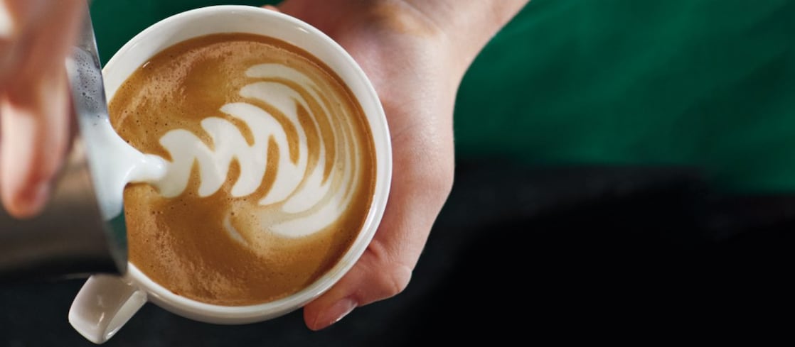 Vind een Shell-station met Starbucks