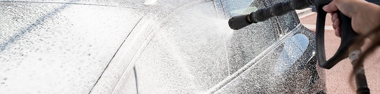 Auto wassen in Shell Wasbox