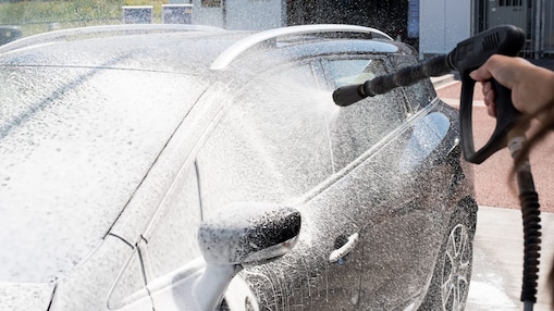 Auto wassen in Shell Wasbox
